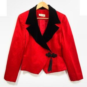 Albert Nipon Evening Dressy Red Blazer